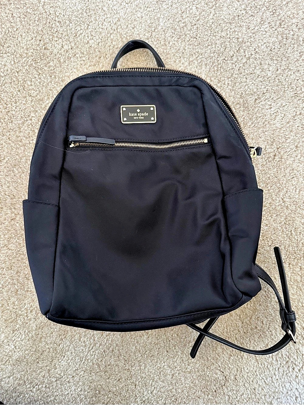 Kate spade Black Nylon Backpack